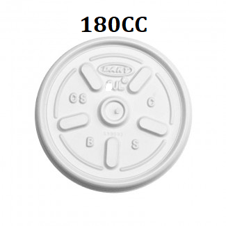TAPA VASO 180CC X100U(6JL)